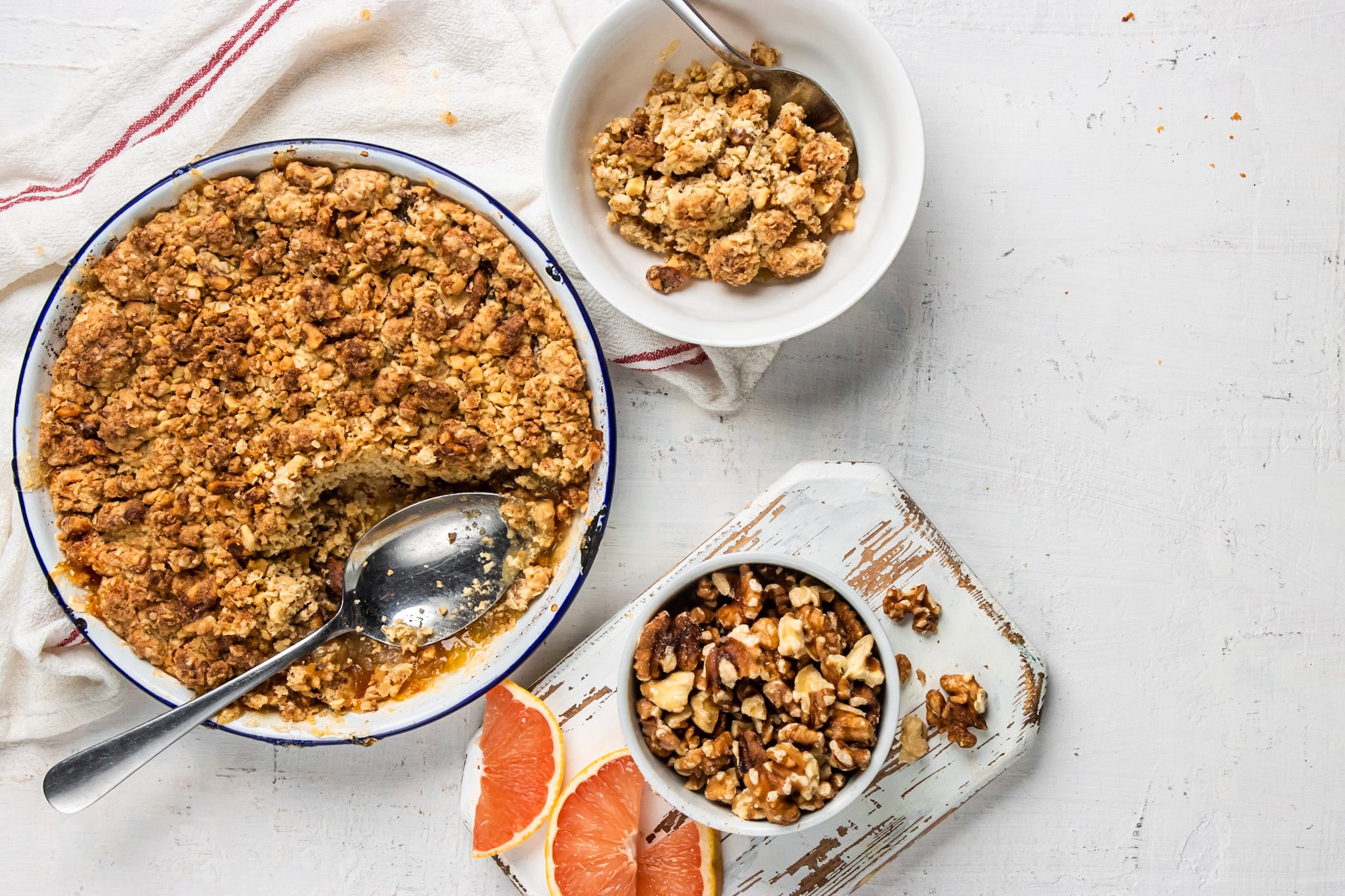 Crumble Aux Pommes Et Aux Pamplemousses De La Floride